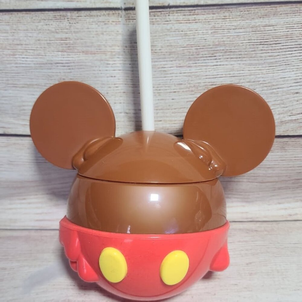 Disney Parks Mickey Candy Apple Sipper Cup - NEW